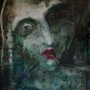 Die traurige Frau - Öl auf Karton, 60 x 80, 2002, Privatbesitz