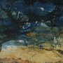 Landschaft - Monotypie, 50 x 30, 2008, Privatbesitz