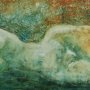 Grüner Akt - Öl auf Karton, 80 x 60, 2000