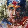 Musiker - Mischtechnik auf Karton, 70 x 100, 2009