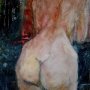 Am Fenster - Öl auf Karton, 70 x 100, 2010